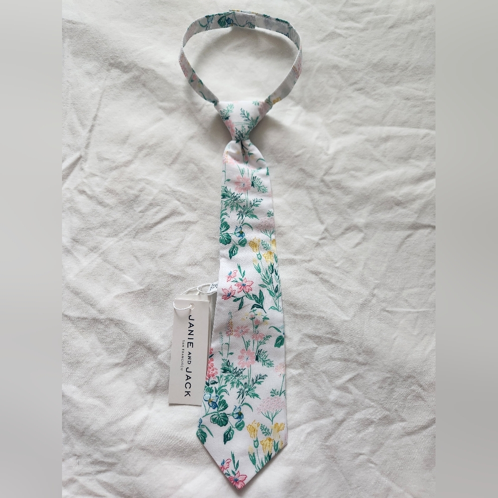 Janie and Jack Floral Tie